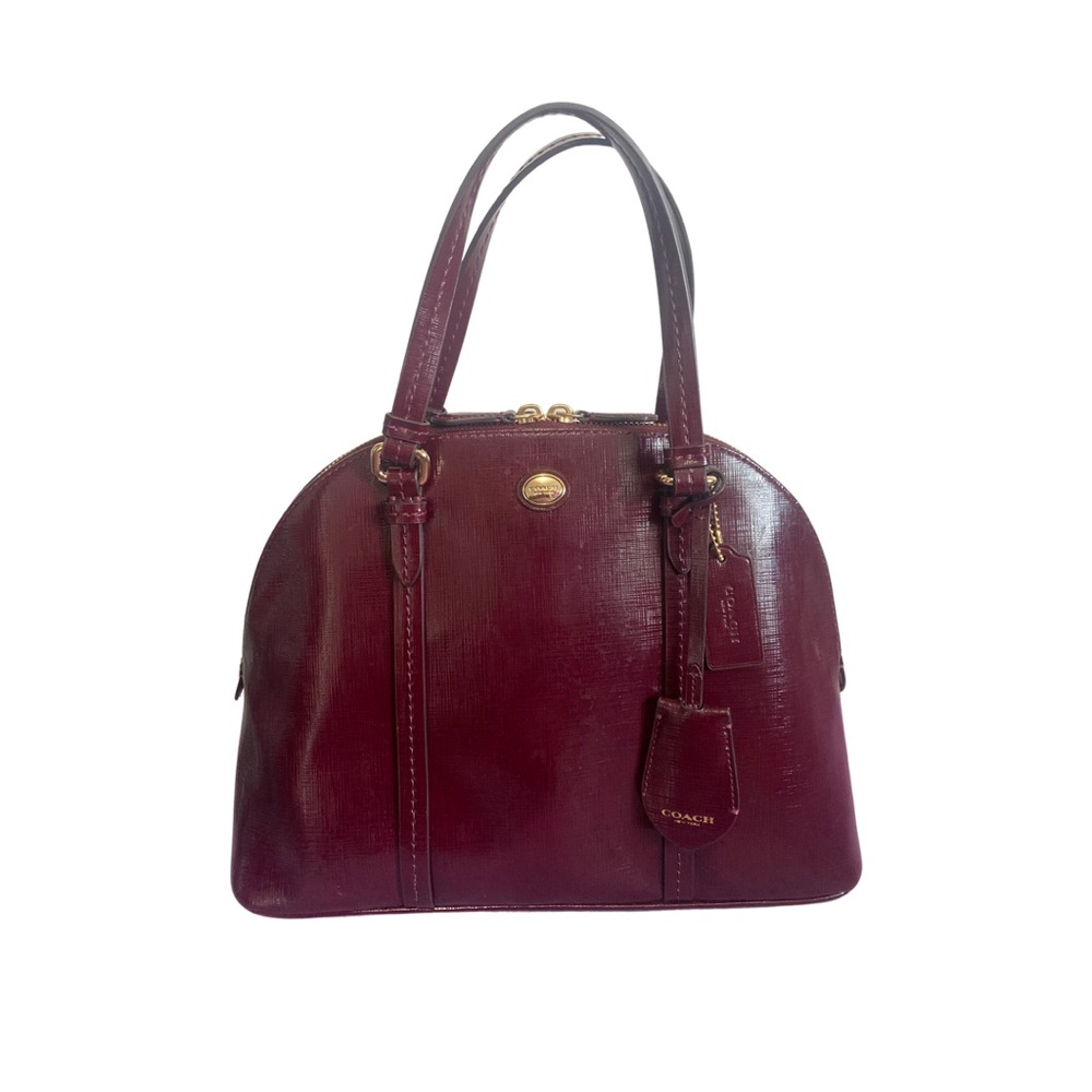 ‼️SOLD‼️coach satchel in vintage mauve